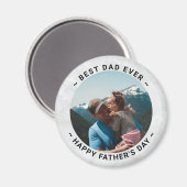 Aangepaste foto vaderdag magneet (Voorkant / Achterkant)