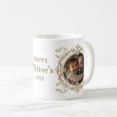 Aangepaste Foto Vaderdag Mok Elegant Lijst Gift (Voorkant rechts)