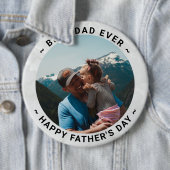 Aangepaste foto vaderdag ronde button 6,0 cm (In situ)