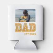 Aangepaste foto Vaderdag Sport Pap Basketball Pap Blikjeskoeler (Achterkant)