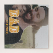 Aangepaste foto Vaderdag Sport Pap Basketball Pap Legpuzzel (Horizontaal)