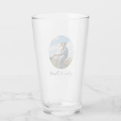 Aangepaste foto Valentijnse  Couple Gift Love Mode Glas (Achterkant)