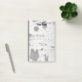Aangepaste foto van Aspen Bark met Quaking Backgro Post-it® Notes (Kantoor)
