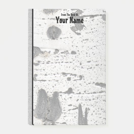 Aangepaste foto van Aspen Bark met Quaking Backgro Post-it® Notes (Voorkant)