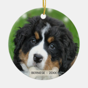 Aangepaste foto van Berner Sennenhond Keramisch Ornament