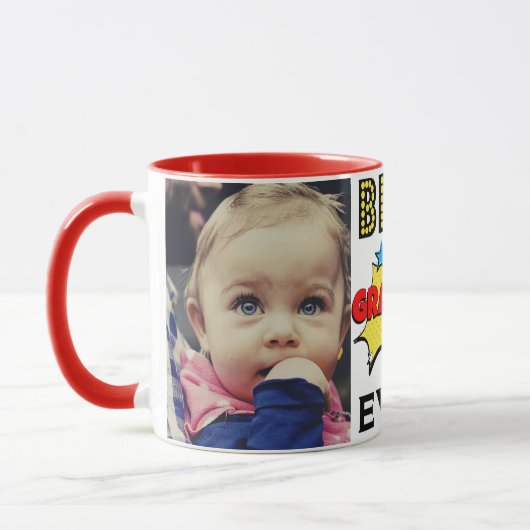 Aangepaste foto van beste Grandad Ever Mok (Links)