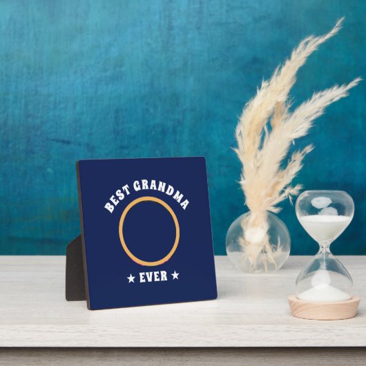 Aangepaste foto van beste grootmoeder ooit fotoplaat (Insitu)