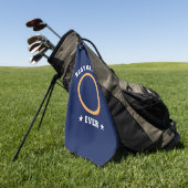 Aangepaste foto van beste grootmoeder ooit golfhanddoek (Groen)