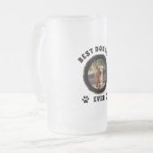 Aangepaste foto van beste hond Mam ooit Matglas Bierpul (Voorkant links)