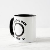 Aangepaste foto van beste hond Mam ooit Mok (Voorkant links)