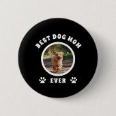 Aangepaste foto van beste hond Mam ooit Ronde Button 5,7 Cm (Voorkant)