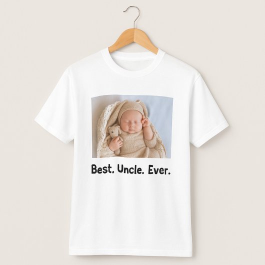 Aangepaste foto van beste oom Ever T-shirt