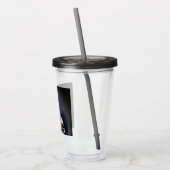 Aangepaste foto van beste Pa ooit - Modern Acryl Drinkbeker (Links)