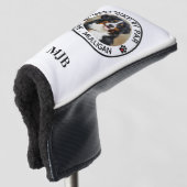 Aangepaste foto van beste vader op foto van pot golfheadcover (3/4 voorkant)