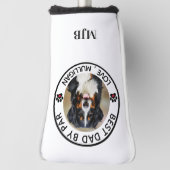 Aangepaste foto van beste vader op foto van pot golfheadcover (Draai 90)