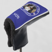 Aangepaste foto van beste vader op foto van pot golfheadcover (3/4 voorkant)