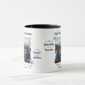 Aangepaste foto van beste vrienden voor ooit mok (Midden)