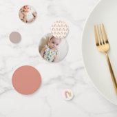 Aangepaste foto van Boho Rainbow Sun Confetti (Groep)