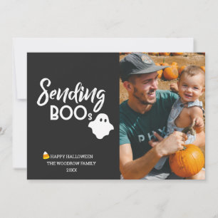Aangepaste foto van 'Boo's verzenden' met Snoep Kaart