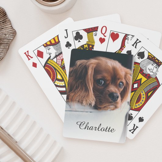 Aangepaste foto van Dog Pet Pokerkaarten