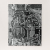 Aangepaste foto van Engelse stoomtrein. Legpuzzel (Verticaal)