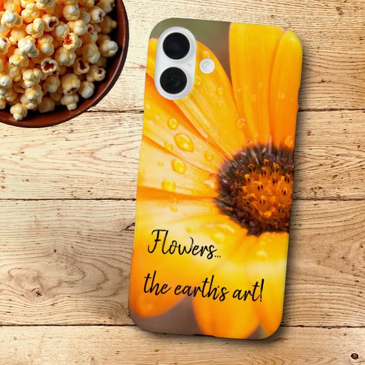 Aangepaste  foto van Flash Daisy Spring Case-Mate iPhone Case