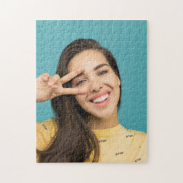 Aangepaste foto van Fun Persoonlijk gezicht Legpuzzel
