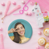 Aangepaste foto van Fun Persoonlijk gezicht  Papieren Bordje (Feest)
