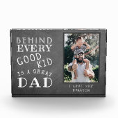 Aangepaste foto van geweldige vader met Kind (Voorkant)