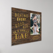 Aangepaste foto van geweldige vader met Kind Folie Afdrukken (Laagn)