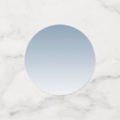 Aangepaste foto van Glam Blue Glitter Drip 21st Bi Confetti (Kleine voorkant)