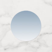 Aangepaste foto van Glam Blue Glitter Drip 40th Bi Confetti (Kleine voorkant)