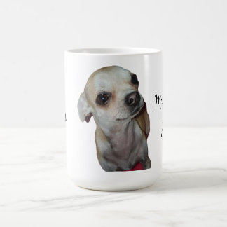 Aangepaste foto van hond en moeder, gepersonalisee koffiemok