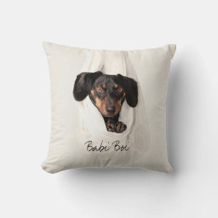 Aangepaste foto van huisdierhond kussen
