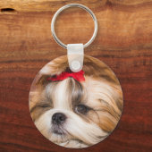 Aangepaste foto van je hond van een huisdier sleutelhanger (Voorkant)