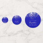 Aangepaste foto van Koninklijk zilverglitsstof Confetti (Voorkanten)