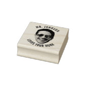 Aangepaste foto van leraar goedgekeurd rubberstempel (Stempel)