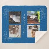 Aangepaste foto van mijn baby's sherpa deken (Voorkant (horizontaal))