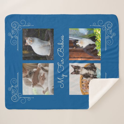 Aangepaste foto van mijn baby's sherpa deken (Voorkant (horizontaal))