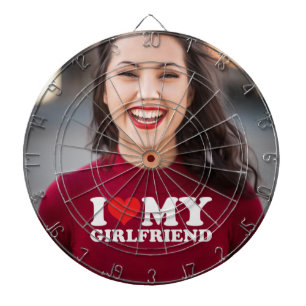 Aangepaste foto van mijn Vriendin Dartbord