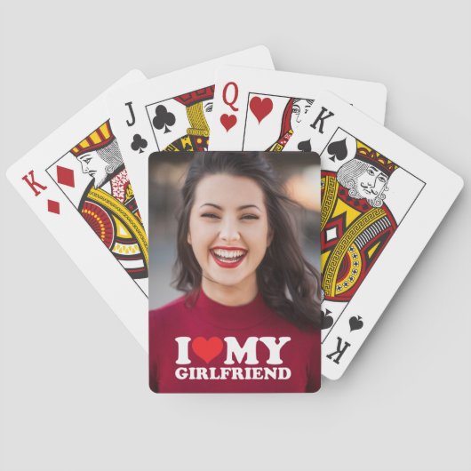 Aangepaste foto van mijn Vriendin Pokerkaarten (Achterkant)