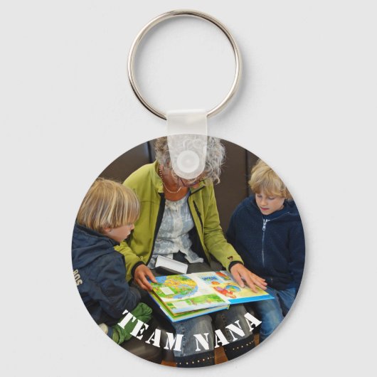 Aangepaste foto van modern team Nana Sleutelhanger (Voorkant)