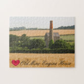 Aangepaste foto van oude dennenmottenhuis legpuzzel (Horizontaal)