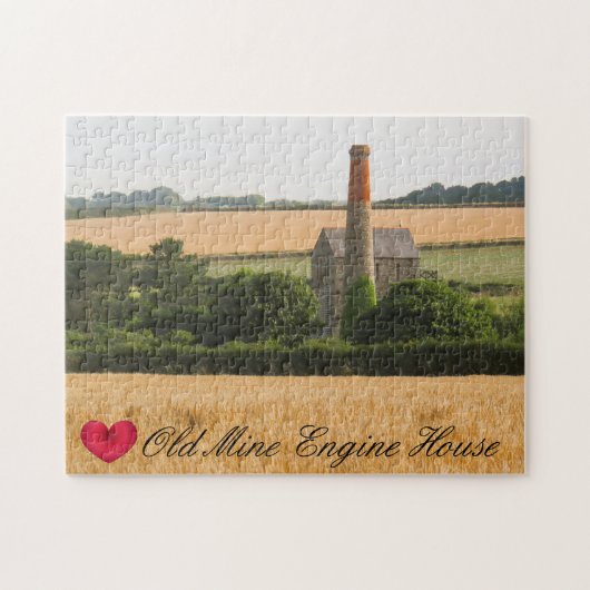 Aangepaste foto van oude dennenmottenhuis legpuzzel (Horizontaal)