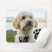 Aangepaste foto van pakket | Monogrammen Muismat (Met muis)