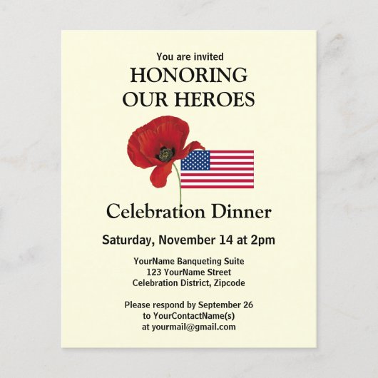 Aangepaste foto van patriottische Amerikaanse vete (Voorkant)