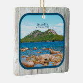 Aangepaste foto van Rustic National Park Keramisch Ornament (Rechts)