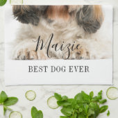 Aangepaste foto van Tzu Dog Persoonlijk Pet Theedoek (Gevouwen)