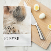 Aangepaste foto van Tzu Dog Persoonlijk Pet Theedoek (Quarter Fold)