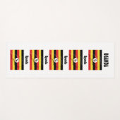 Aangepaste foto van UGANDA FLAG Yogamat (Voorkant (horizontaal))